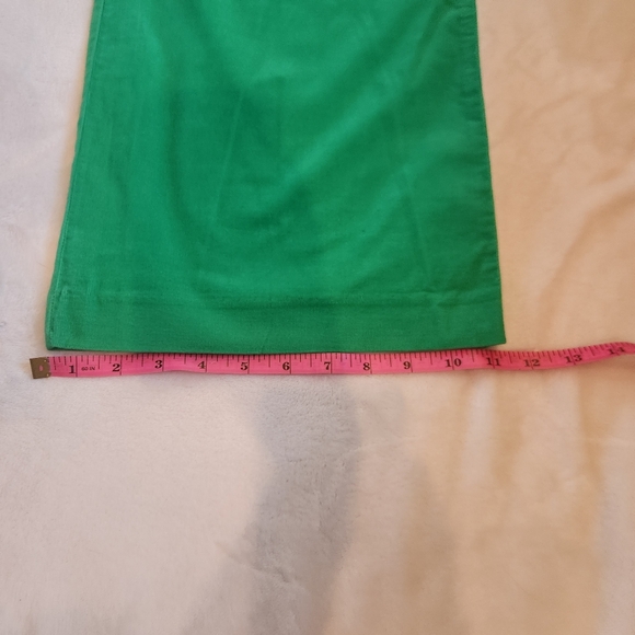 Lilly Pulitzer Green Flare Jeans - Picture 7 of 8